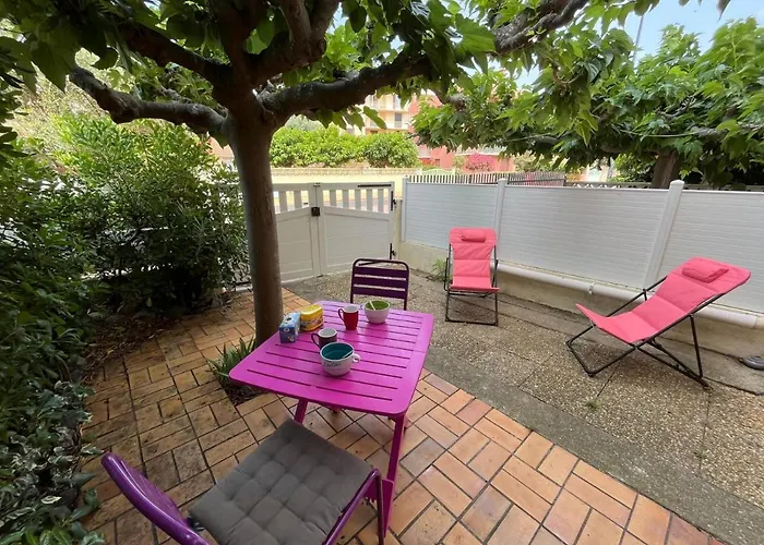 Appartement en rez-de-chaussée avec terrasse à Narbonne Plage 4MED301